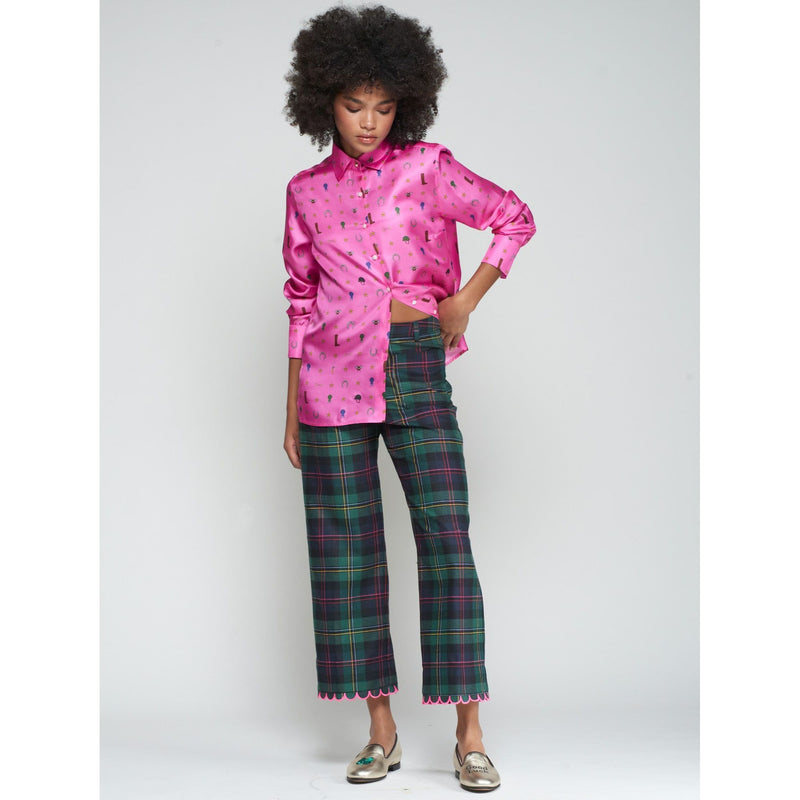 Escoses Perfil Rosa Check Trouser