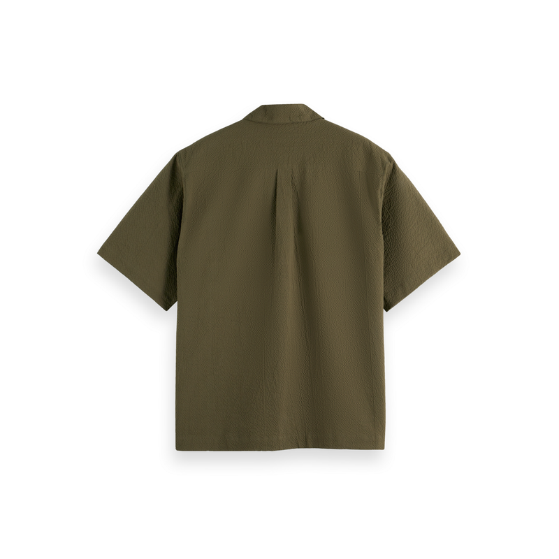 Scotch & Soda Short Sleeve Shirt Classic Khaki