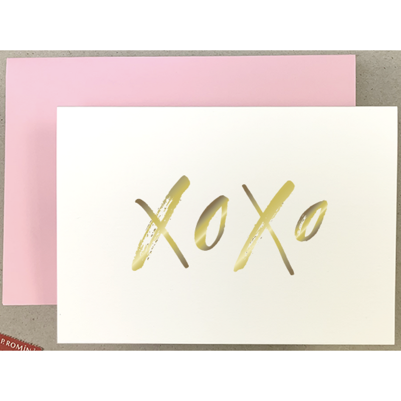 Xoxo Hugs and Kisses Greetings Card