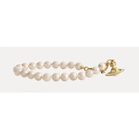 Simonetta Pearl Bracelet Gold/Pearl/Lemon