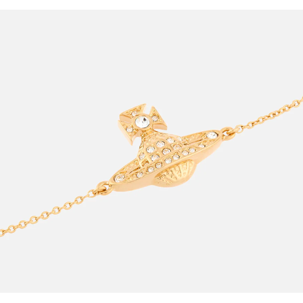 Minnie Bas Relief Bracelet Gold/Crystal